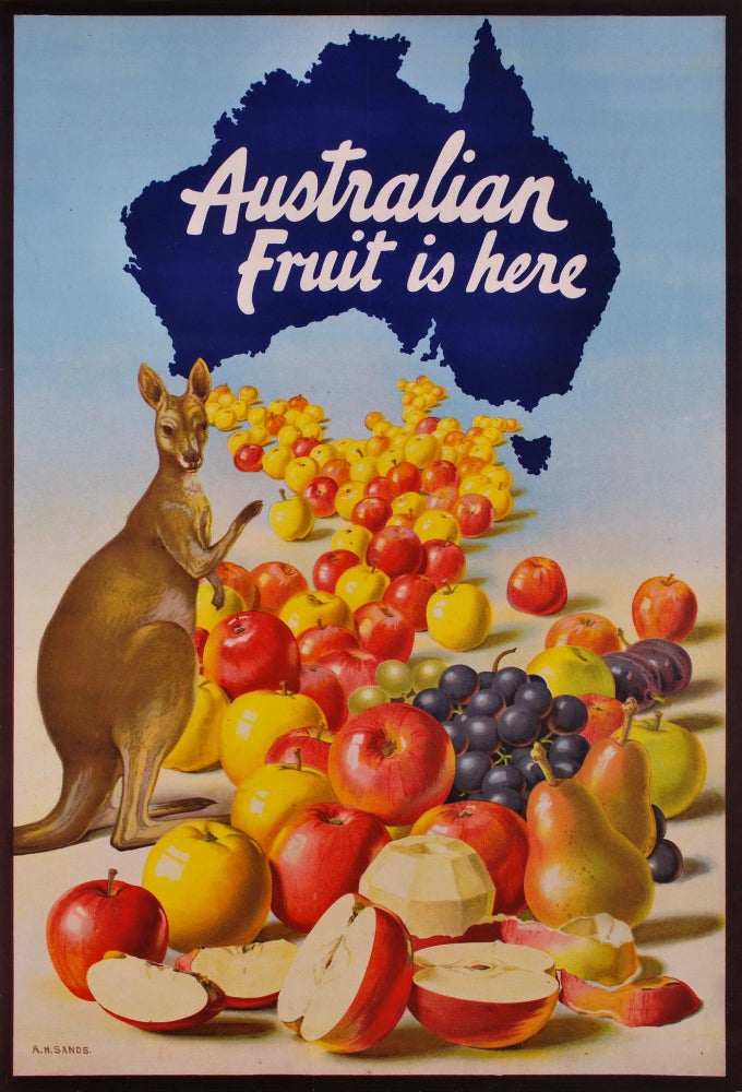 Item #CL171-27 Australian Fruit Is Here [Kangaroo]