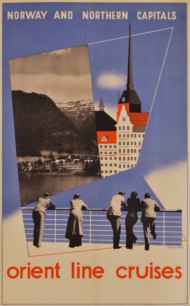 Item #CL171-47 Norway And Northern Capitals. Orient Line Cruises. Richard Beck, Aust.