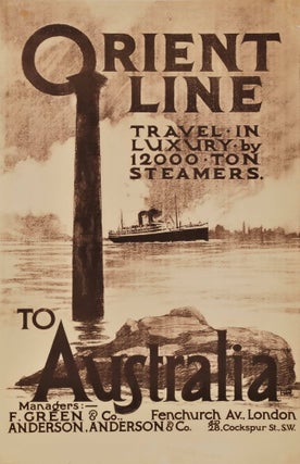 Item #CL171-6 Orient Line To Australia