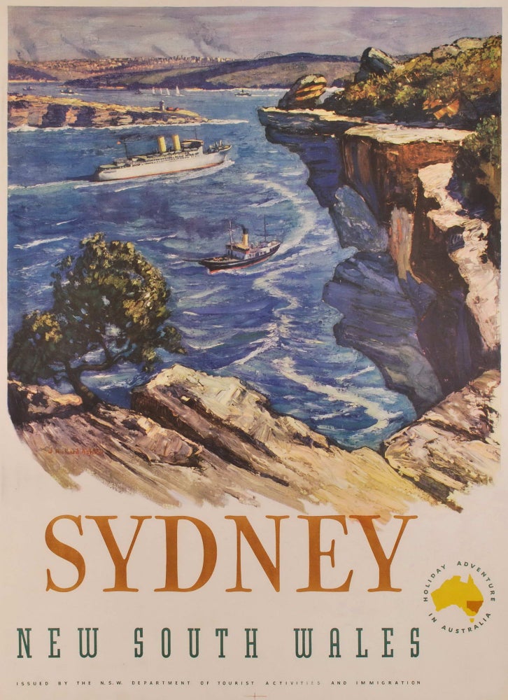 Item #CL171-72 Sydney. New South Wales [From North Head]. Richard Ashton, Aust.