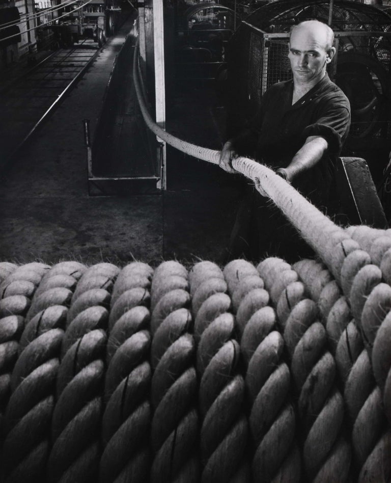 Item #CL172-143 Rope Making, Miller Rope, Melbourne, Australia. Wolfgang Sievers, German/Aust.