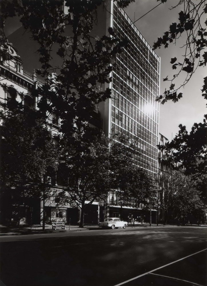 Item #CL172-161 [City Building Reflecting Sunlight]. Mark Strizic, Australian.