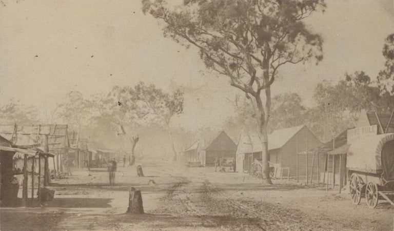 Item #CL172-28 [Main Street, Home Rule, NSW] and [Woman Standing In Doorway, Gulgong, NSW]. Henry Beaufoy Merlin, Aust.