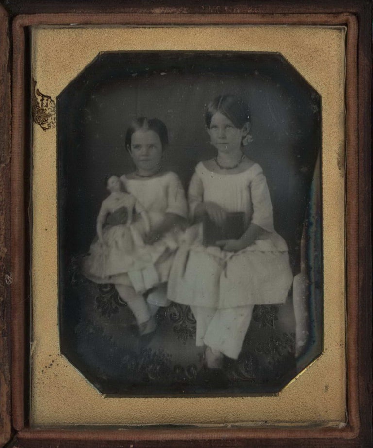 Item #CL172-4 [Portrait Of Two Girls With A Doll, USA]