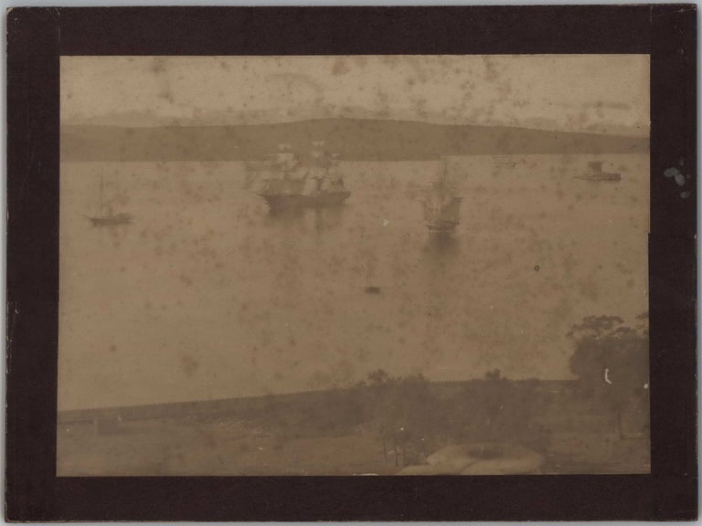 Item #CL172-7 [Campells Wharf, Sydney]; Sydney, St Mark’s Steeple; and North Shore, Sydney Harbour. William Blackwood, Aust.