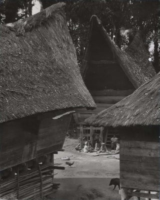 Item #CL172-86 The Typical “Saddle-Back” Dwellings In A Family Compound In Sumatra,...