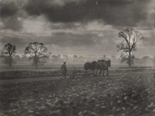 Item #CL172-87 [Man And Horses Ploughing A Field]. E O. Hoppé, Brit