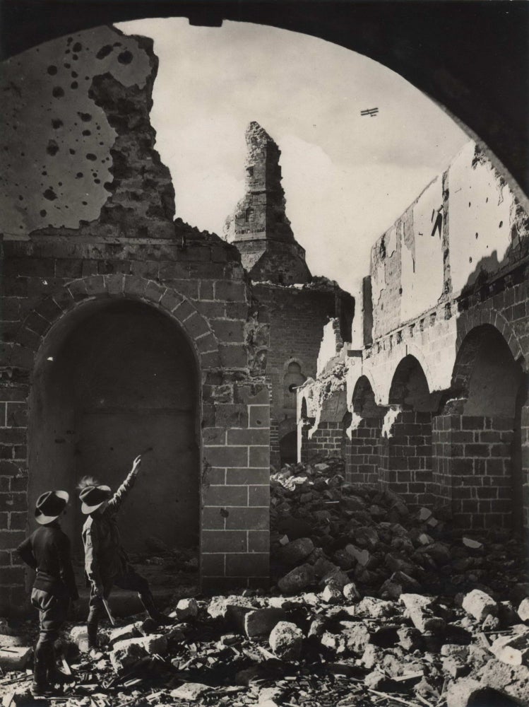 Item #CL172-98 Ruins Of Gaza, Palestine. Frank Hurley, Aust.