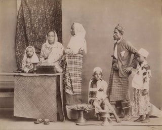 Item #CL173-120 Malay Family. G R. Lambert, Co, active c1867-c1914 Singapore