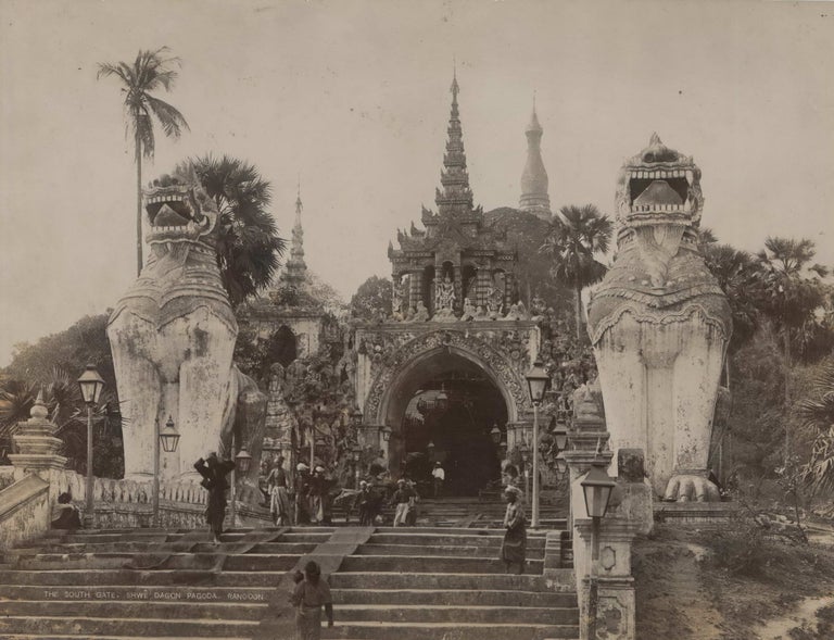Item #CL173-128 The South Gate, Shwe Dagon Pagoda, Rangoon [Burma]