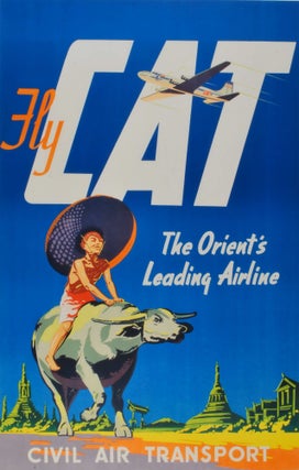 Item #CL173-156 Fly CAT, The Orient’s Leading Airline