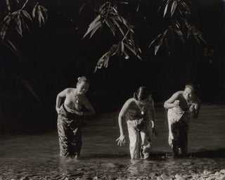 Item #CL173-157 [Women And Girls Bathing At A River, Borneo]. K F. Wong, Malaysian