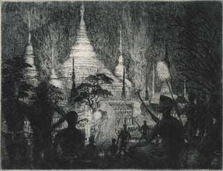 Item #CL173-159 Fantasy [Temples, Burma]. A M. Wallis