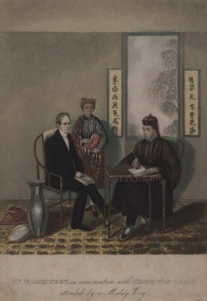 Item #CL173-4 Mr Medhurst In Conversation With Choo-Tih-Lang, Attended By A Malay Boy