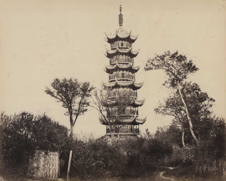 Item #CL173-9 Pagoda Near Shanghai. F. Frith, Co, est. 1859 Brit.
