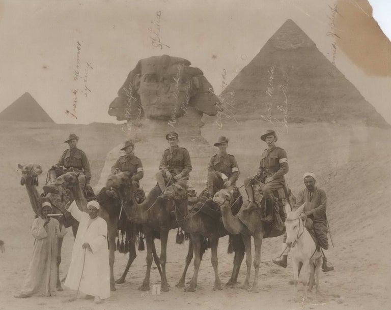 Item #CL174-105 [Australian Soldiers With Sphinx, Giza, Egypt]