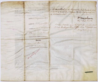Grant Of Land Signed By Sir George Gipps