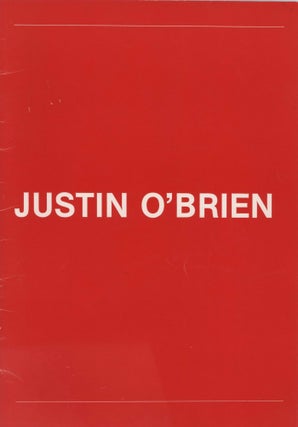Artist Justin O’Brien Ephemera And Book