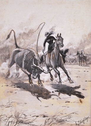 Item #CL174-33 [Side-saddle Muster]. Arthur Collingridge, Aust