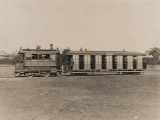 Item #CL174-94 NSW Gov’t Tramways, Steam Lines. Steam Motor Car On The Arncliffe-Bexley...