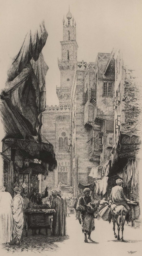 Item #CL175-10 [Market Scene, Cairo, Egypt]. After William Ashton, Brit.