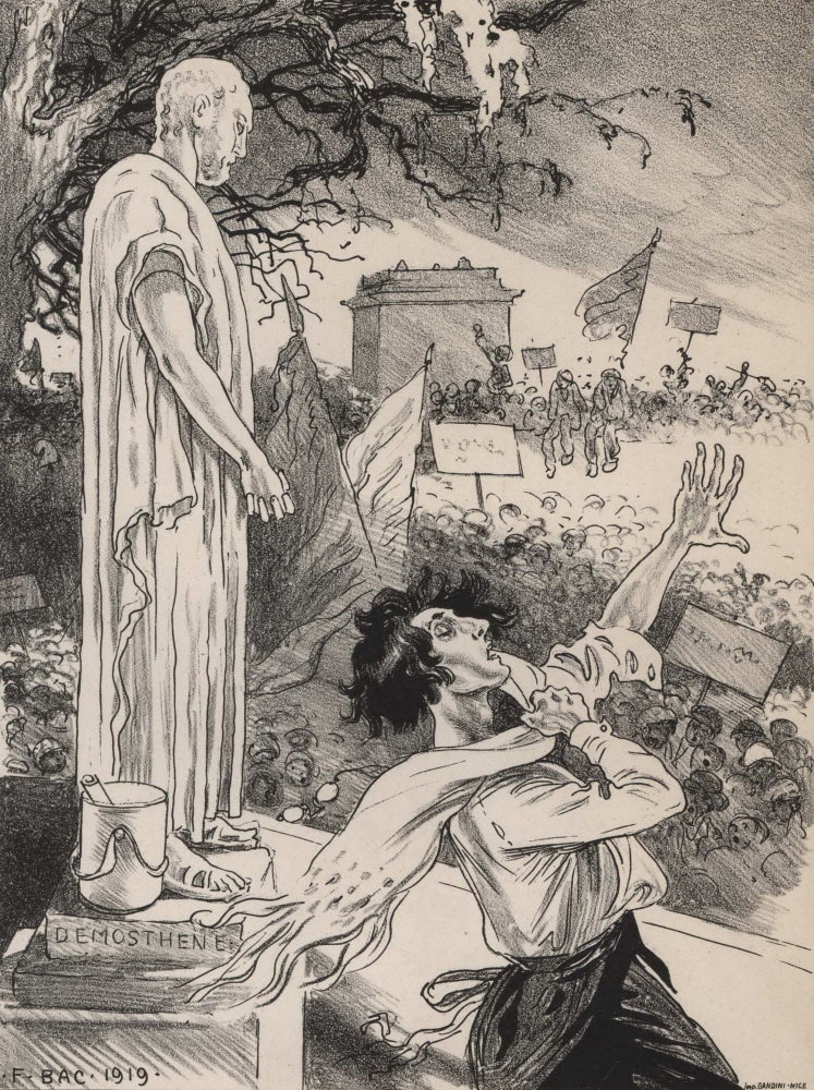 Item #CL175-11 L’Éloge De La Folie: Dix Lithographs Originales (Praise Of Folly). Ferdinand Bac, French.