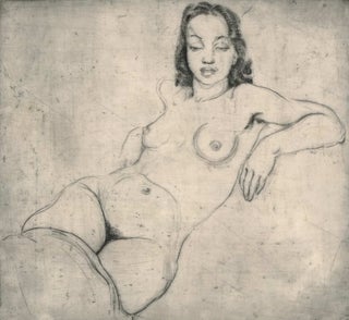Item #CL175-12 [Reclining Female Nude]. Aino Bach, Estonian