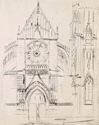 Item #CL175-126 [Rheims Cathedral]. John Piper, Brit