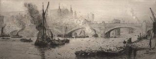 Item #CL175-162 [Southwark Bridge, London, England]. William Lionel Wyllie, British