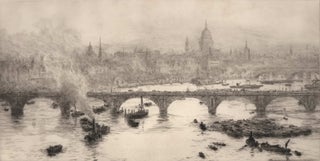 Item #CL175-164 [Westminster Bridge And St Paul’s On The Thames, London, England]. William...