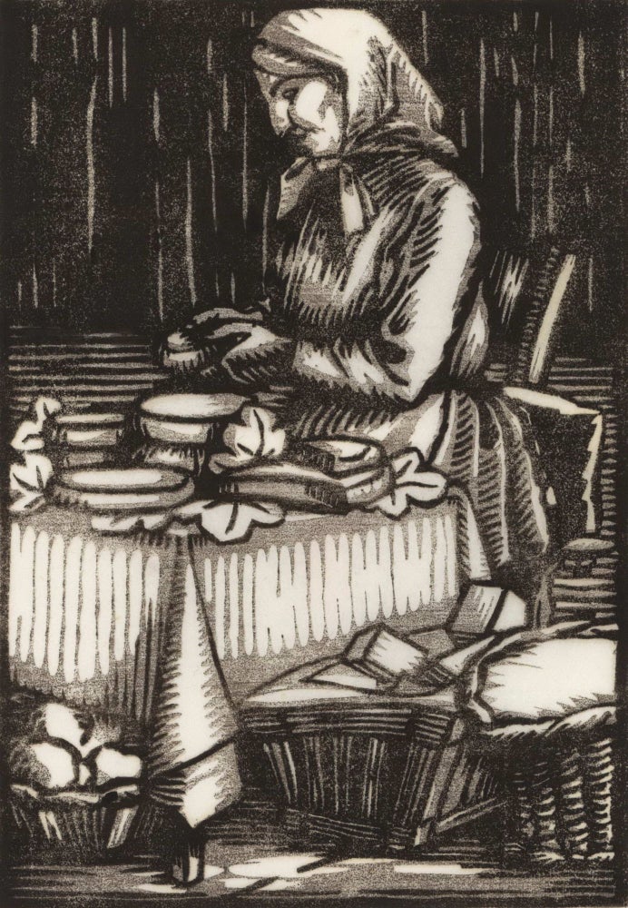 Item #CL175-39 The Cheese-Seller. Isabel de B. Lockyer, British.