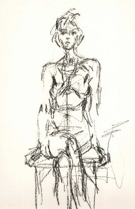 Item #CL175-58 Seated Nude. Alberto Giacometti, Swiss