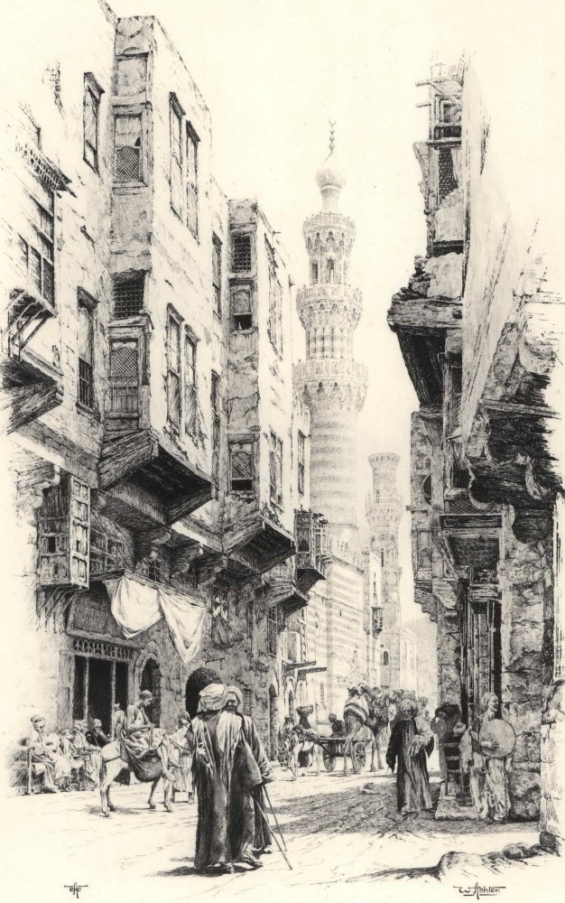 Item #CL175-9 [Street Scene, Cairo, Egypt]. After William Ashton, Brit.