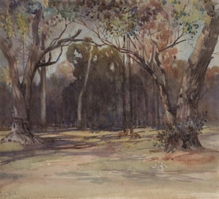 Item #CL176-112 [Park With Deer]. D H. Souter, Aust