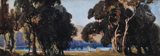 Item #CL176-17 [Trees At Water’s Edge]. Albert Collins, Aust