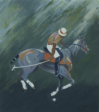 Item #CL176-28 [Polo Player I]. Margaret Early, b.1951 Aust