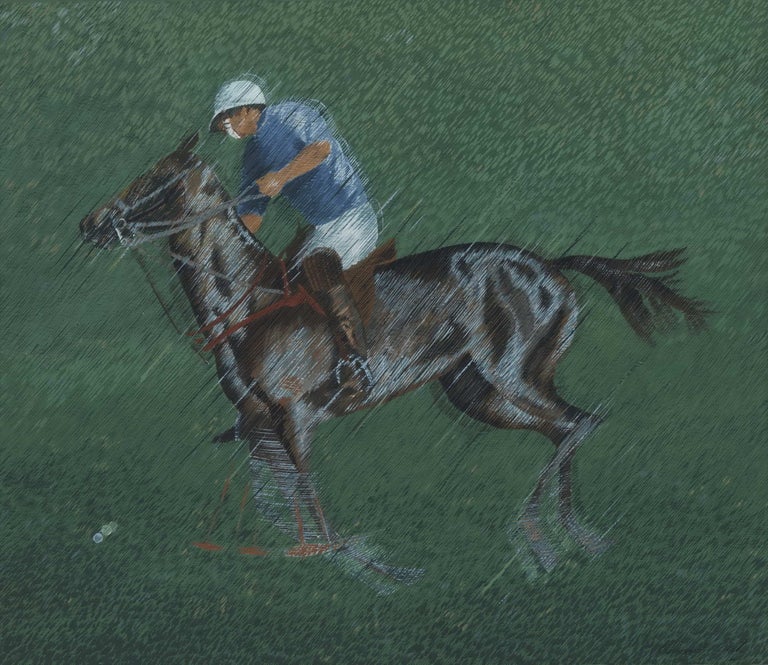 Item #CL176-29 [Polo Player II]. Margaret Early, b.1951 Aust.