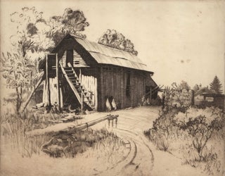 Item #CL176-36 Old Barn – Pitt Town, NSW. Cedric Emanuel, Aust