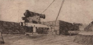 Item #CL176-50 The One O’Clock Gun [Fort Denison, Sydney Harbour]. Bim Hilder, Australian