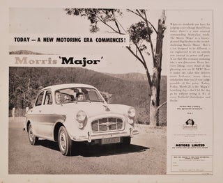 Item #CL177-101 Today A New Motoring Era Commences! Morris Major