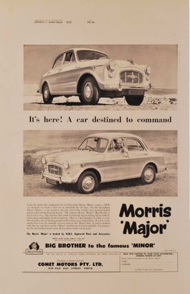 Item #CL177-102 It’s Here! A Car Destined To Command. Morris Major