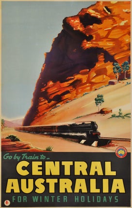 Item #CL177-103 Go By Train To Central Australia