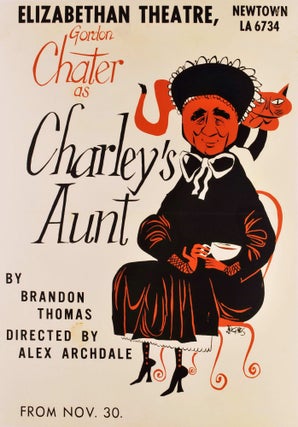 Item #CL177-115 Gordon Chater As “Charley’s Aunt”. Robert Hughes, Aust