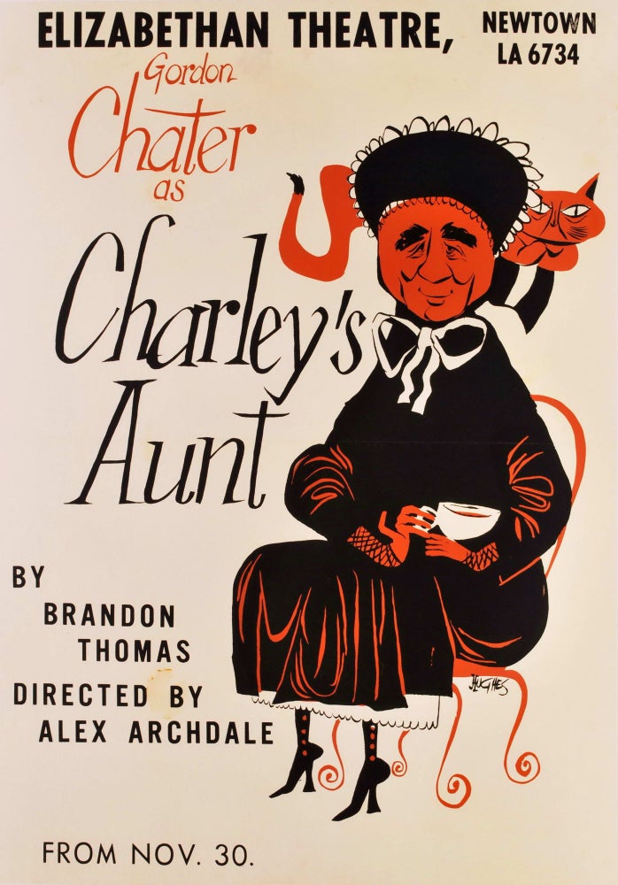 Item #CL177-115 Gordon Chater As “Charley’s Aunt”. Robert Hughes, Aust.