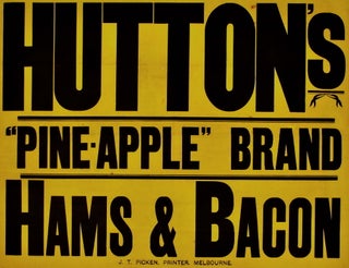 Item #CL177-14 Hutton’s Pine-Apple Brand Hams & Bacon