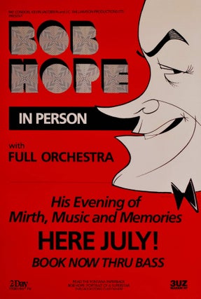 Item #CL177-148 Bob Hope. In Person With Full Orchestra