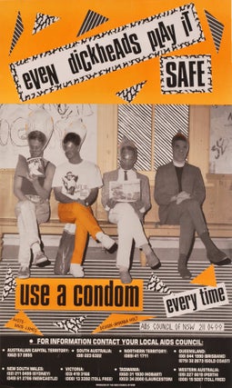 Item #CL177-150 Even Dickheads Play It Safe. Use A Condom Every Time