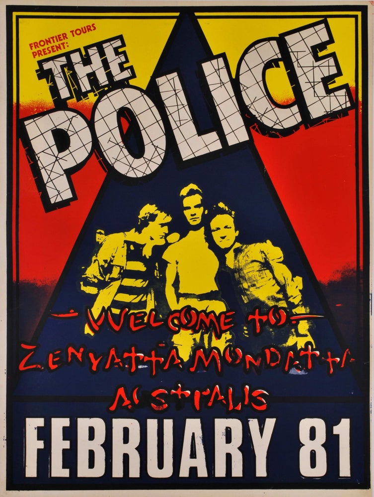 Item #CL177-151 The Police. Welcome To The “Zenyatta Mondatta” Australis
