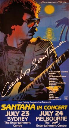 Item #CL177-156 Carlos Santana. “Havana Moon”