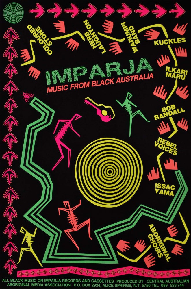 Item #CL177-161 Imparja. Music From Black Australia. Redback Graphix, c. Aust.